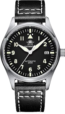 Montre pilote pour homme automatique acier mouvement nh35a diver 200m cadran. Magasinez en ligne sur DIAYTAR SENEGAL  et profitez de prix imbattables sur une gamme complète de produits. De l'équipement de cuisine aux articles de mode, en passant par les appareils électroniques dernier cri, nous offrons une large sélection de produits discount, adaptés à tous les besoins.