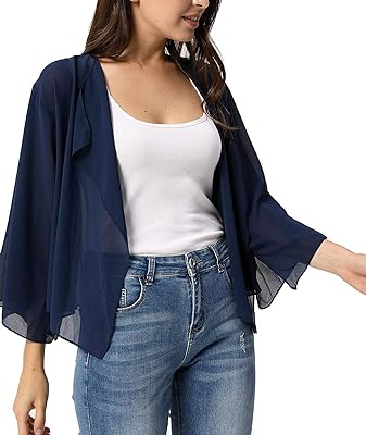 Veste cardigan ouverte en mousseline de soie pour femme. Rendez votre shopping en ligne encore plus satisfaisant avec DIAYTAR SENEGAL . Notre boutique propose une grande variété de produits discount pour tous les aspects de votre vie, de l'équipement de la maison aux gadgets à la mode. Profitez de nos prix compétitifs et trouvez des offres incroyables sur tous vos achats !