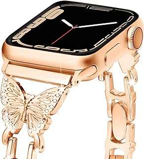 Bracelet de montre papillon en diamant scintillant compatible avec apple watch. DIAYTAR SENEGAL, votre partenaire pour des achats électroniques à prix discount. Découvrez notre large choix d'appareils high-tech, des smartphones aux téléviseurs en passant par les enceintes et les caméras. Profitez de nos offres imbattables pour vous équiper des dernières innovations technologiques sans vous ruiner.