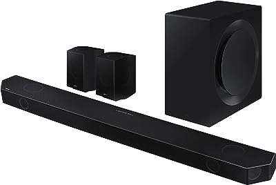 Haut parleur de barre de son samsung 2022 11.1.4ch système surround de suivi d'objets 3d avec haut parleurs. Faites des économies sans renoncer à vos envies chez DIAYTAR SENEGAL, la boutique en ligne incontournable pour trouver des produits discount. Explorez notre sélection dédiée à la maison, l'électroménager, l'informatique, la mode et les gadgets, et profitez de prix réduits sur tous nos articles. Ne laissez pas passer cette occasion de faire de bonnes affaires !