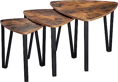 Table basse gigogne industrielle vassagel ensemble de 3 tables d'appoint de salon empilables durables et faciles. Explorez DIAYTAR SENEGAL  et découvrez un monde de produits discount passionnants. Que vous recherchiez des appareils électroménagers efficaces, des vêtements stylés ou des gadgets innovants, notre boutique en ligne dispose de tout cela et bien plus encore.  Profitez d'une expérience shopping unique tout en faisant des économies énormes chez nous !