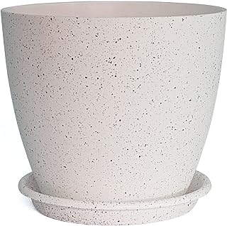 Pot de fleurs d'intérieur avec trous de drainage et plateau grand pot en plastique. Découvrez DIAYTAR SENEGAL, la référence en ligne pour des achats discount. Trouvez tout ce dont vous avez besoin, des articles de maison aux dernières innovations technologiques, sans vous ruiner. Avec notre sélection variée et nos prix compétitifs, vous êtes sûr de trouver les meilleures affaires.