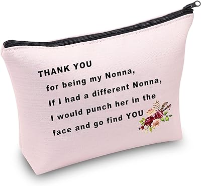 Nonna gift fantaisie maquillage trousse meilleur cadeau jamais merci d'être. DIAYTAR SENEGAL  est là pour rendre votre budget heureux et votre shopping facile. Parcourez notre gamme complète de produits discount de qualité supérieure allant de la maison à l'électroménager, de l'informatique à la mode, et trouvez des articles pour chaque aspect de votre vie à des prix imbattables!