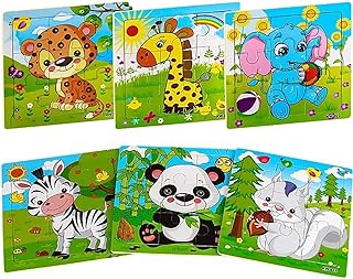 Mom me 6 pièces en bois puzzle enfants apprentissage animal jouets. À la recherche d'idées cadeaux originales et abordables ? Parcourez notre sélection de gadgets à prix discount sur DIAYTAR SENEGAL  et faites plaisir à vos proches sans vous ruiner. Des gadgets high-tech aux objets insolites, notre boutique en ligne saura vous surprendre.