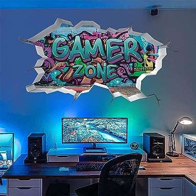 Accessoires de jeu 3d twarty chambre de garçons gamer zone playstation fortnite. Découvrez DIAYTAR SENEGAL, où vous trouverez une sélection incomparable de produits discount. De la cuisine à la mode en passant par les gadgets high-tech, notre boutique en ligne vous offre la possibilité d'économiser tout en profitant de produits de qualité pour tous les aspects de votre vie.