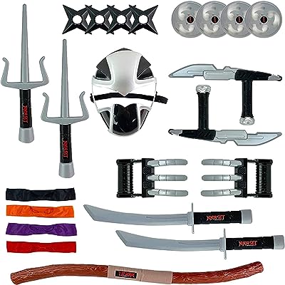 Ensemble d'armes de guerrier ninja de luxe | accessoires de costumes de jeu de rôle pour enfants. Besoin de faire des économies sans sacrifier la qualité ? Ne cherchez pas plus loin que DIAYTAR SENEGAL . Notre boutique en ligne généraliste propose des produits discount de premier choix pour la maison, l'électroménager, l'informatique et la mode. Offrez-vous le meilleur au meilleur prix avec DIAYTAR SENEGAL .