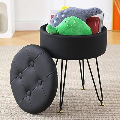 Kipentlliter pouf rond en similicuir au design moderne pieds en métal rembourrés repose pieds multifonctionnel pour salon. DIAYTAR SENEGAL, votre destination shopping pour toutes les bonnes affaires. Découvrez notre large gamme de produits discount, des accessoires de mode aux articles pour animaux de compagnie. Faites des économies sur tous vos achats avec DIAYTAR SENEGAL .