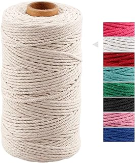 Fil de macramé solide 3 mm ficelle de cuisson en coton de qualité alimentaire pour lier. Vous cherchez des produits discount sans compromis sur la qualité ? DIAYTAR SENEGAL  répond à vos attentes en offrant une large gamme d'articles pour tous les besoins, des appareils électroménagers aux gadgets dernier cri. Explorez notre catalogue en ligne et trouvez tout ce dont vous avez besoin à prix cassés.