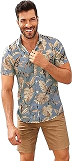 Chemise hawaïenne gurgliter pour hommes chemise de plage boutonnée à manches. Faites des économies intelligentes sur DIAYTAR SENEGAL, votre boutique en ligne de confiance. Avec notre large sélection de produits discount, incluant la maison, l'électroménager, l'informatique et la mode, vous trouverez tout ce dont vous avez besoin à des prix défiant toute concurrence. Ne manquez pas nos offres promotionnelles et commandez en toute simplicité dès maintenant!