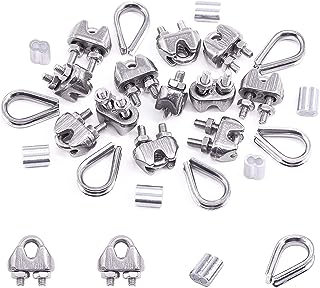 Ensemble d'accessoires pour câbles métalliques 24 pièces de clips de câble m2 argentés en acier. DIAYTAR SENEGAL, votre partenaire en ligne pour tous vos achats discount. Explorez notre catalogue diversifié comprenant des produits de maison, d'électroménager, d'informatique, de mode et de gadgets à des prix défiant toute concurrence. Faites des économies substantielles tout en profitant d'une qualité exceptionnelle grâce à DIAYTAR SENEGAL .