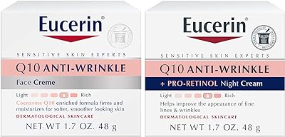 Eucerin q10 coffret de crème anti rides pour le visage jour et nuit. Faites de bonnes affaires en matière d'électroménager sur DIAYTAR SENEGAL  ! Notre boutique en ligne propose une large gamme d'appareils ménagers à des prix imbattables. Que ce soit pour une machine à laver, un réfrigérateur ou un aspirateur, vous trouverez tout ce dont vous avez besoin chez nous.