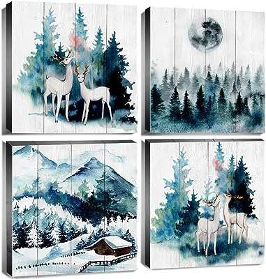 Forêt brumeuse forêt cerf pin paysage brumeux toile murale pour chambre. DIAYTAR SENEGAL, votre destination shopping en ligne pour tous vos besoins discount. Trouvez tout ce dont vous avez besoin dans une seule boutique, des articles pour la maison aux gadgets incontournables, et réalisez des économies tout en satisfaisant vos envies.