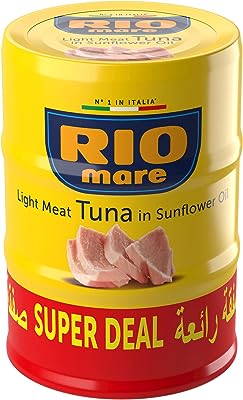 Thon rio mare à l'huile de tournesol 160g x 3pcs délicieux avec un sandwich. Ne cherchez plus, DIAYTAR SENEGAL  est la boutique en ligne qu'il vous faut ! Explorez notre large assortiment de produits discount allant des articles pour la maison à l'électroménager, en passant par l'informatique, la mode et les gadgets. Profitez de notre plateforme conviviale pour trouver les meilleures affaires et économiser sans effort.