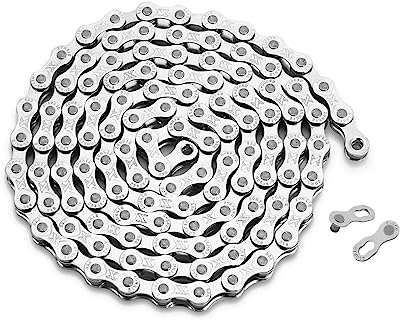 Chaîne de vélo zonky 6 7 8 1 2" x 3 32" 116 maillons. En quête de produits discount de qualité ? DIAYTAR SENEGAL  est là pour vous satisfaire ! Explorez notre boutique en ligne et découvrez notre vaste gamme de produits pour la maison, l'électroménager, l'informatique et la mode. Obtenez des articles de dernière tendance à des prix incroyables et faites des économies substantielles.