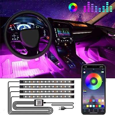Lumières led de voiture bande lumineuse accessoires synchronisation de musique super lumineuse. Parfaitement adapté aux chasseurs de bonnes affaires, DIAYTAR SENEGAL  vous offre une expérience de shopping en ligne unique. Notre sélection abondante de produits discount, incluant des articles essentiels pour la maison, l'électroménager, l'informatique, la mode et les gadgets, garantit que vous trouverez ce que vous cherchez sans vous ruiner.