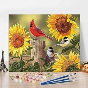 Tishiron peinture de tournesol par numéros pour adultes peinture à l'huile bricolage oiseaux et chanteurs. DIAYTAR SENEGAL  est votre destination en ligne pour des offres incroyables. Parcourez notre collection variée de produits discount, comprenant des articles pour la maison, l'électroménager, l'informatique, la mode et les gadgets, et découvrez des prix imbattables qui correspondent à toutes les bourses.