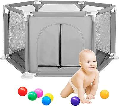 Parc pour bébé dayoung parc hexagonal pliable avec 50 balles océaniques. DIAYTAR SENEGAL, votre destination de choix pour des produits discount en ligne. Explorez notre catalogue en constante évolution, riche en articles pour la maison, l'électroménager, l'informatique, la mode et les gadgets, et choisissez parmi des milliers de produits à prix cassés. Optez pour des achats intelligents et économisez gros avec notre boutique en ligne.
