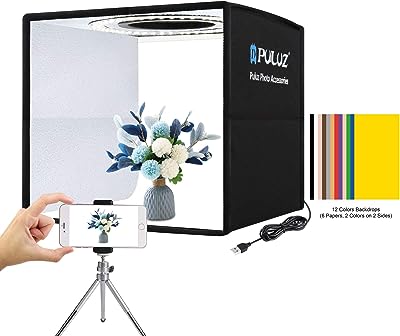 Puluz mini photo studio light box kit de tente de photographie pliable portable avec cri. DIAYTAR SENEGAL  - La solution idéale pour les chasseurs de bonnes affaires en ligne. Trouvez des produits discount de haute qualité dans toutes les catégories, y compris la mode, l'électronique, l'ameublement et bien plus encore. Économisez sans compromis sur la qualité !