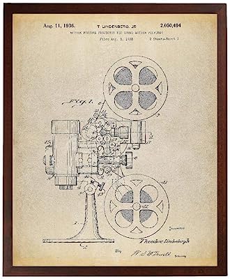 Affiche de projecteur de film 1933 impression de brevet affiche de film décor de salle. Trouvez tout ce dont vous avez besoin à des prix imbattables chez DIAYTAR SENEGAL  - une boutique en ligne généraliste qui vous propose des produits discount pour la maison, l'électroménager, l'informatique et plus encore.