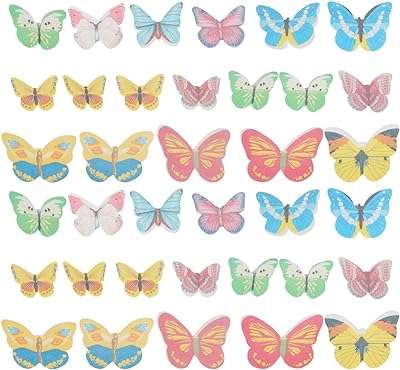 Décorations papillons comestibles yarnow ensemble de 120 décorations pour gâteaux et cupcakes. DIAYTAR SENEGAL  - votre partenaire discount pour une vie plus abordable. Nous vous présentons une vaste sélection de produits de qualité à des prix imbattables, allant de l'électroménager performant aux articles de mode élégants. Achetez malin avec nous et réalisez d'importantes économies.