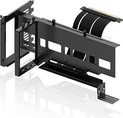   support de carte graphique vertical pcie 4.0 gpu graphique kit. DIAYTAR SENEGAL  est la solution idéale pour les amateurs de bonnes affaires. Notre boutique en ligne propose une gamme complète de produits discount, allant des articles pour la maison à l'informatique, en passant par l'électroménager et la mode. Faites des économies sur vos achats tout en bénéficiant de produits de qualité chez DIAYTAR SENEGAL .