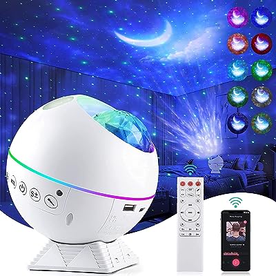 Projecteur d'étoiles et de galaxie pyrkispubbie avec haut parleur de musique veilleuse pour enfants. Ne payez pas plus cher pour les mêmes produits ailleurs ! DIAYTAR SENEGAL  propose une large gamme de produits de qualité à des prix discount. Trouvez tout ce dont vous avez besoin, des appareils ménagers aux gadgets dernier cri, et économisez de l'argent sans compromettre la qualité.