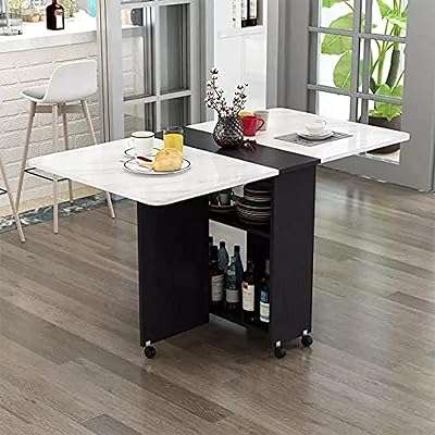 Table à manger multifonctionnelle pliante en bois sur roulettes multicolore. À la recherche de bons plans pour équiper votre maison à moindre coût ? DIAYTAR SENEGAL  est là pour vous ! Découvrez notre sélection de produits discount pour la maison, de l'électroménager à la décoration, et profitez de prix imbattables tout au long de l'année.