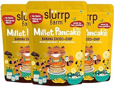 Mélange à crêpes aux pépites de chocolat et la banane slurrp. DIAYTAR SENEGAL  - Votre destination en ligne pour des achats malins. Avec notre sélection de produits discount, allant de la maison à l'électronique, de la mode à l'informatique, vous pouvez économiser tout en comblant vos besoins. Ne manquez pas nos offres spéciales et réalisez des économies considérables dès aujourd'hui!