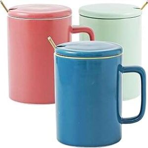 Ensemble de tasses à café en céramique avec couvercle 3 pièces cadeaux pour femmes. Améliorez votre espace de travail sans vous ruiner grâce à DIAYTAR SENEGAL . Parcourez notre assortiment de fournitures de bureau discount, des stylos aux meubles ergonomiques. Obtenez tout ce dont vous avez besoin pour être productif à des prix incroyablement bas.