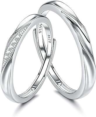 2 pièces bagues en argent sterling 925 pour couple femmes hommes ensemble de fiançailles. Faites des économies sans sacrifier la qualité avec DIAYTAR SENEGAL  ! Notre boutique en ligne généraliste propose une variété de produits discount, incluant des appareils électroménagers de pointe, des gadgets à la pointe de la technologie et des articles tendance pour la maison et la mode.