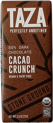 Chocolat taza | barre de chocolat noir cacao crunch 80% 70g moulu sur pierre. Ne cherchez plus ailleurs, DIAYTAR SENEGAL  offre une large gamme de produits discount en ligne. Faites des affaires exceptionnelles dans tous les domaines, qu'il s'agisse de l'informatique, de la maison ou de la mode. Avec notre sélection variée et notre engagement envers les prix bas, vous êtes sûr de trouver ce que vous recherchez.