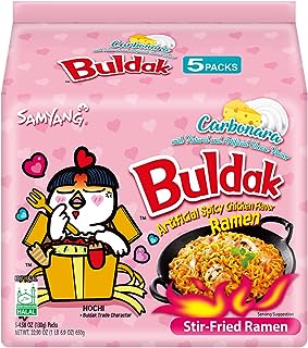 Nouilles ramen au poulet chaud samyang carbo 5 x 130g. Besoin de renouveler votre électroménager à petit prix ? Rendez-vous sur DIAYTAR SENEGAL, la référence en ligne pour des produits de qualité à prix discount. Avec notre sélection diversifiée, vous trouverez facilement l'équipement parfait pour votre maison, sans vous ruiner.