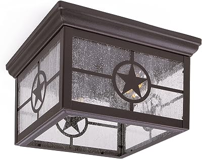 Country star square plafonnier à 2 lumières intérieur ou extérieur. Venez découvrir DIAYTAR SENEGAL, la boutique en ligne qui rend le shopping discount plus accessible que jamais. Avec une large sélection de produits pour la maison, de l'électroménager performant, de l'informatique à la pointe et des articles de mode tendance, vous êtes assuré de trouver ce dont vous avez besoin à des prix attractifs.