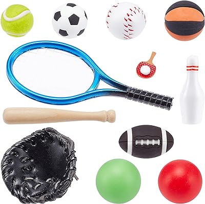 Doigt ours 24 pièces ensemble de sport miniature pour maison de poupée. DIAYTAR SENEGAL  - Votre fournisseur en ligne pour des produits de qualité à des prix discount. Explorez notre boutique en ligne pour trouver des offres incroyables sur des articles allant des accessoires de mode aux appareils électroniques, en passant par les produits de jardinage et les jouets pour enfants.