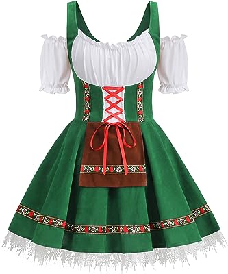 Costume oktoberfest pour femme robe de carnaval d'halloween en velours allemand. DIAYTAR SENEGAL  - La destination en ligne pour les chasseurs de bonnes affaires ! Parcourez notre sélection incroyable de produits discount, comprenant tout, des appareils ménagers aux gadgets dernier cri. Faites des économies sans sacrifier la qualité avec DIAYTAR SENEGAL .