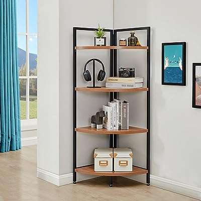 Bibliothèque d'angle sigur à 4 niveaux étagère de rangement moderne noire pour plantes sur pied. Optez pour DIAYTAR SENEGAL, votre boutique en ligne de confiance pour des achats à petits prix ! Découvrez notre catalogue diversifié comprenant des produits discount de qualité, allant de l'électroménager à la mode en passant par les gadgets. Profitez de nos offres exceptionnelles pour donner une nouvelle dynamique à votre quotidien sans vous ruiner.