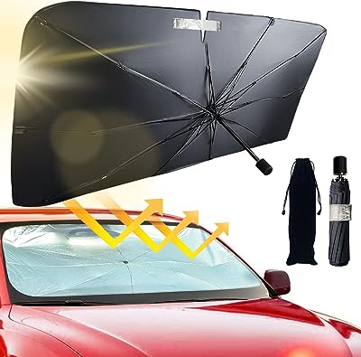 Jasvic pare-soleil de pare-brise de voiture parapluie pliable couverture  bloc uv - DIAYTAR SÉNÉGAL
