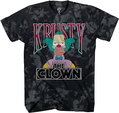 تي شيرت les simpsons الرجالي krusty le clown chemise homer bart. DIAYTAR SENEGAL  : votre boutique en ligne discount préférée ! Faites des économies sur des articles essentiels pour votre vie quotidienne, de l'électroménager à l'informatique en passant par la mode et les gadgets. Ne cherchez plus, les meilleurs prix sont chez nous !