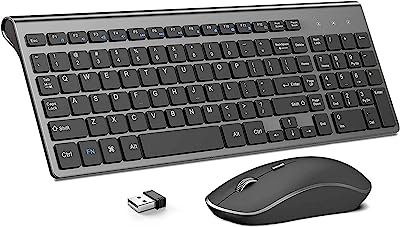 Clavier et souris sans fil j joyasys 2.4g conception ergonomique et fine pour ordinateur. DIAYTAR SENEGAL  vous ouvre les portes d'un univers de bonnes affaires. Découvrez notre large gamme de produits discount, allant des indispensables de la maison aux dernières tendances mode, en passant par les gadgets innovants. Profitez d'offres exceptionnelles et de prix imbattables pour des achats malins et éclairés.