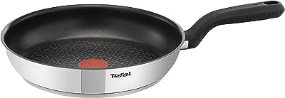 Poêle antiadhésive tefal comfort max 30 cm en acier inoxydable. DIAYTAR SENEGAL  : votre destination shopping discount ! Découvrez notre boutique en ligne généraliste qui vous offre une multitude de produits à prix cassés, allant de l'électroménager à l'informatique en passant par la mode et les gadgets. Faites le choix du meilleur rapport qualité-prix et trouvez tout ce dont vous avez besoin en visitant notre site dès maintenant !