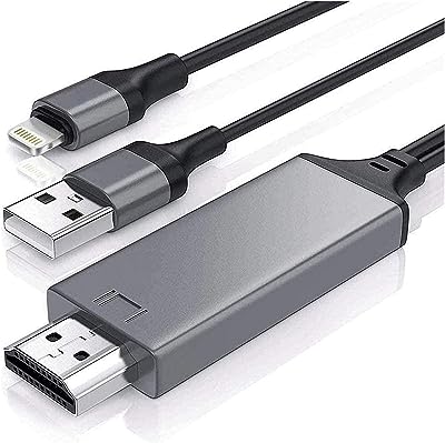 Câble adaptateur ntech (lightning vers hdmi) compatible avec iphone ipad fi  certifié lightning digital - DIAYTAR SÉNÉGAL