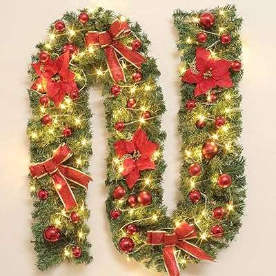 Guirlande de noël lumineuse de 27 m décorations avec fleurs et boules. Bienvenue chez DIAYTAR SENEGAL, votre destination en ligne de confiance pour des produits discount variés allant des indispensables de la maison aux appareils électroménagers dernier cri, en passant par l'informatique, la mode et les gadgets tendance. Explorez notre vaste sélection d'articles à prix réduits et faites des économies sans sacrifier la qualité.