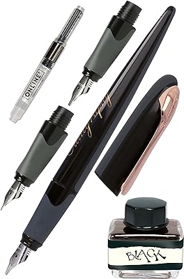 Ensemble de stylos plume de calligraphie en ligne avec convertisseur de pointe dans divers. Besoin de produits à petit prix ? Faites confiance à DIAYTAR SENEGAL, la boutique en ligne idéale pour réaliser des économies sur tous vos achats. Parcourez notre catalogue de produits discount, de la maison à l'électroménager, en passant par l'informatique et la mode. Ne vous privez pas et profitez des meilleurs prix du marché en faisant vos emplettes chez nous !