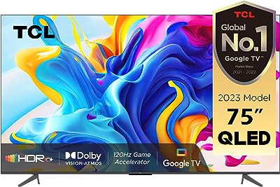 Téléviseur intelligent tcl 4k qled 75 pouces google tv avec commande. Trouvez tout ce dont vous avez besoin à des prix imbattables chez DIAYTAR SENEGAL  - une boutique en ligne généraliste qui vous propose des produits discount pour la maison, l'électroménager, l'informatique et plus encore.