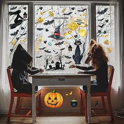 6 feuilles d'autocollants pour fenêtre d'halloween autocollants d'halloween pour décorations de muraux. Découvrez DIAYTAR SENEGAL, la boutique en ligne incontournable pour les chasseurs de rabais. Trouvez tout ce dont vous avez besoin, des articles pour la maison à l'électroménager, en passant par l'informatique et la mode, à des prix discount incroyables. Économisez tout en vous offrant ce dont vous avez besoin chez DIAYTAR SENEGAL !