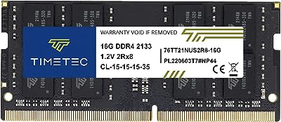 Timetech 16 go ddr4 2133 mhz pc4 17000 mémoire ram non prise en charge. DIAYTAR SENEGAL  is your ultimate destination for discount shopping, providing a diverse range of products that cater to your everyday needs. With everything from essential home appliances to state-of-the-art electronics, trendy fashion pieces, and inventive gadgets, our online store offers unbeatable prices without compromising on quality.