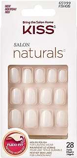 Kit d'ongles naturels salon ksn05 blanc 28 pièces