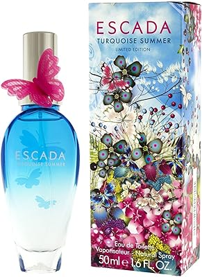 Parfum d'été escada turquoise pour femme eau de toilette 50 ml. Vous recherchez des produits discount de qualité garantie ? Ne cherchez plus ! DIAYTAR SENEGAL  propose une vaste sélection d'articles de maison, d'électronique, d'informatique, de mode et bien plus encore, le tout à des prix compétitifs pour satisfaire tous vos besoins.