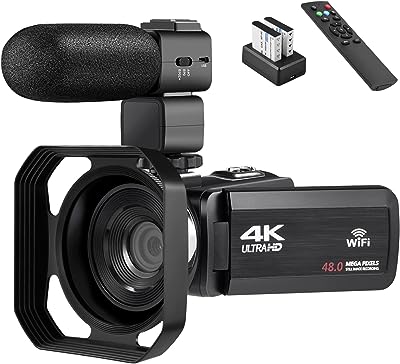 Caméra vidéo oiexi 4k pour youtube caméscope ultra hd 4k 48mp avec microphone et télécommande. Explorez DIAYTAR SENEGAL  et découvrez un monde de produits discount passionnants. Que vous recherchiez des appareils électroménagers efficaces, des vêtements stylés ou des gadgets innovants, notre boutique en ligne dispose de tout cela et bien plus encore.  Profitez d'une expérience shopping unique tout en faisant des économies énormes chez nous !