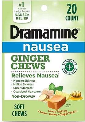 Dramin ginger chews soulagement des nausées saveur citron miel et gingembre. DIAYTAR SENEGAL, votre allié pour des achats malins et économiques. Plongez dans notre boutique en ligne remplie de produits discount, allant de l'électroménager à l'informatique, en passant par la mode et les gadgets, et découvrez une manière révolutionnaire de faire des emplettes en ligne. Bénéficiez de tarifs imbattables sans compromis sur la qualité et assurez-vous de trouver de véritables trésors à des prix défiants toute concurrence.
